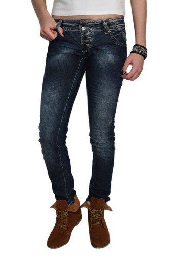 Damen jeans hüftjeans röhre - jeans,