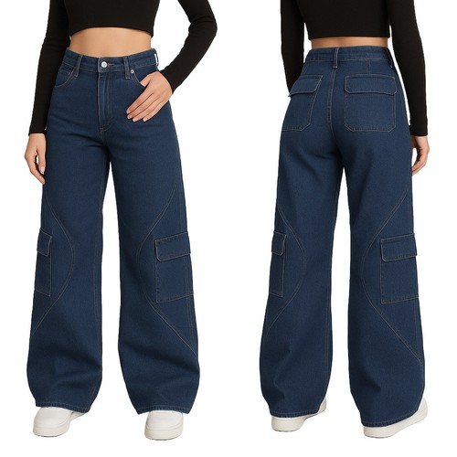 Damen baggy jeans wide - baggy,