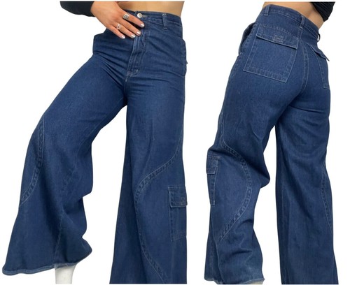 Baggy jeans wide leg flared - jeans,