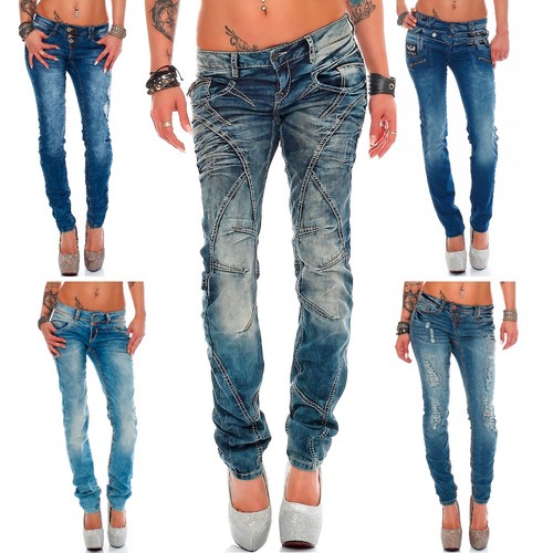 Damen jeans stretch röhre - jeans,